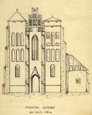 fronton katedry na pocz. XVII w.